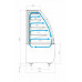 Витрина кондитерская Carboma K70 VM 0,9-2 Standart открытая, горка версия 2.0 (9005)