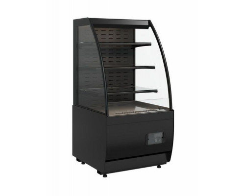 Витрина кондитерская Carboma K70 VM 0,9-2 Standart открытая, горка версия 2.0 (9005)