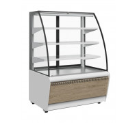 Витрина кондитерская Carboma K70 VM 0,9-2 Standart Паттерн (открытая 0106 Седой дуб)