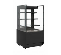 Витрина кондитерская Carboma KC70 VM 0,6-2 Standart открытая, прямая бокоивна версия 2.0 (9005)