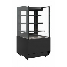 Витрина кондитерская Carboma KC70 VM 0,6-2 Standart открытая, прямая бокоивна версия 2.0 (9005)