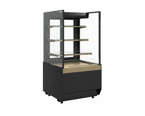 Витрина кондитерская Carboma KC70 VM 0,6-2 Standart открытая, прямая боковина версия 2.0 (9005-0109)