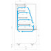 Витрина кондитерская Carboma KC70 VM 0,6-2 Standart версия 2.0 открытая, без боковин, 9005-0109, дверь слайдер