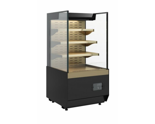Витрина кондитерская Carboma KC70 VM 0,9-2 Standart открытая, горка прямая боковина версия 2.0 (9005-0109)