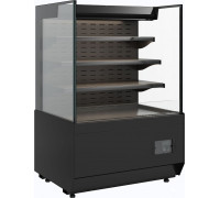 Витрина кондитерская Carboma KC70 VM 1,3-2 Standart версия 2.0 открытая, горка, без боковин, 9005