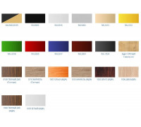 Витрина кондитерская Carboma KC70 VV 1,3-1 Standart версия 2.0 без боковин, 9005, дверь слайдер