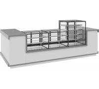 Витрина кондитерская Carboma KC71-110 VV 0,9-1 BUILT-IN (9005)