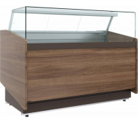 Витрина кондитерская Carboma KC82 SM 1,5-1 (1008 темный дуб)