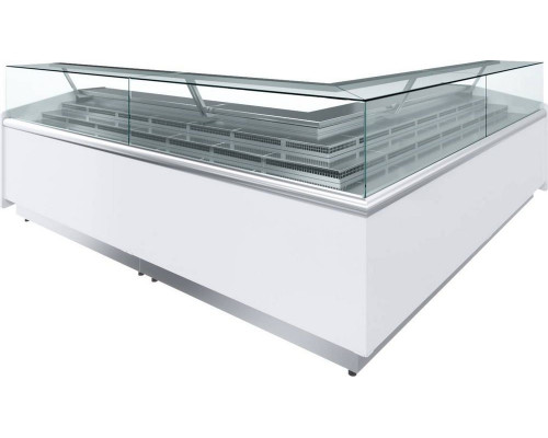 Витрина кондитерская Carboma KC82 SM-5 01 угловая (модуль правый) (1003 белый)