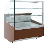 Витрина кондитерская Carboma KC95 VM 1,2-1 (1008 темный дуб)