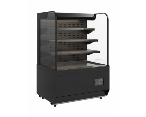 Витрина кондитерская Carboma KR70 VM 0,9-2 Standart открытая, горка (9005)
