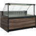 Витрина морозильная Carboma GC111 SL 1,25-1 (газлифт, 1008 Темный дуб)