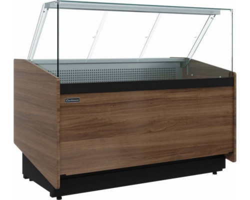 Витрина нейтральная Carboma KC80 N 1,0-1 (1008 темный дуб)