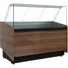 Витрина нейтральная Carboma KC80 N 1,2-1 (1008 темный дуб)