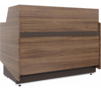 Витрина нейтральная Carboma KC82 N 1,5-13 (1008 темный дуб)