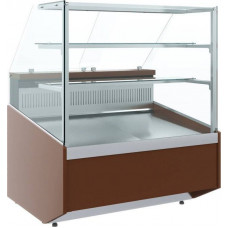 Витрина нейтральная Carboma KC95 N 2,0-1 (1008 темный дуб)