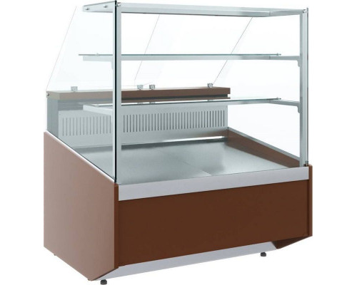 Витрина нейтральная Carboma KC95 N 2,0-1 (1008 темный дуб)