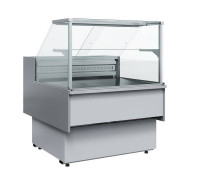 Витрина нейтральная напольная Carboma GC110 N 1,5-1 (с боковинами) (0011-9006)