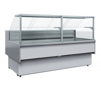 Витрина нейтральная напольная Carboma GC110 N 2,5-1 (с боковинами) (0011-9006)