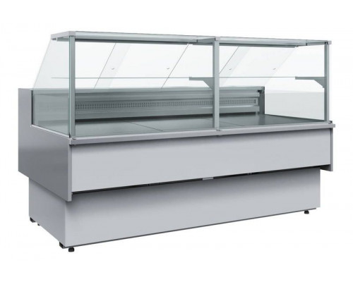 Витрина нейтральная напольная Carboma GC110 N 2,5-1 (с боковинами) (0011-9006)