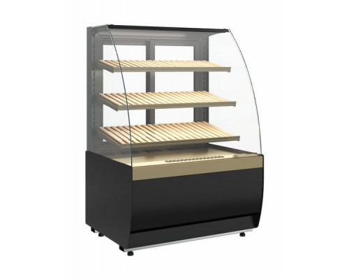 Витрина нейтральная напольная Carboma K70 N 1,3-1 Light Bread версия 2.0 (9005-0109)