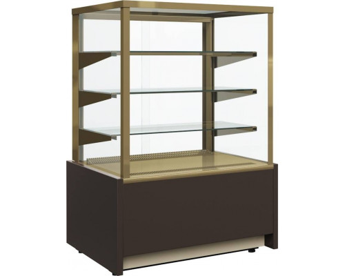 Витрина нейтральная напольная Carboma KC70 N 0,9-1 Light цвет по схеме (стандарт)