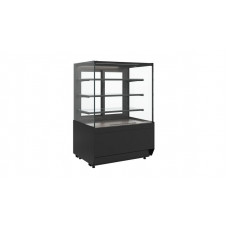 Витрина нейтральная напольная Carboma KC70 N 0,9-1 Light версия 2.0 (9005)