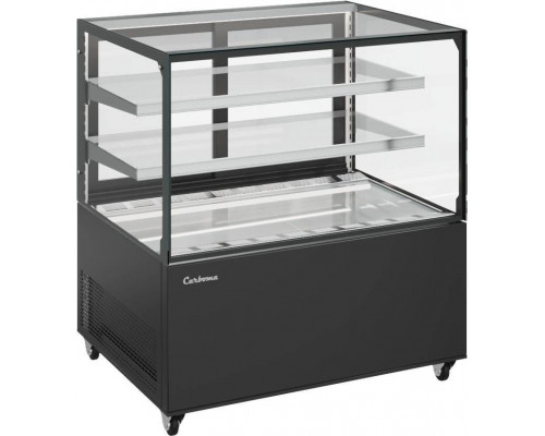 Витрина нейтральная напольная Carboma KC71-110 N 0,9-1 (9005)