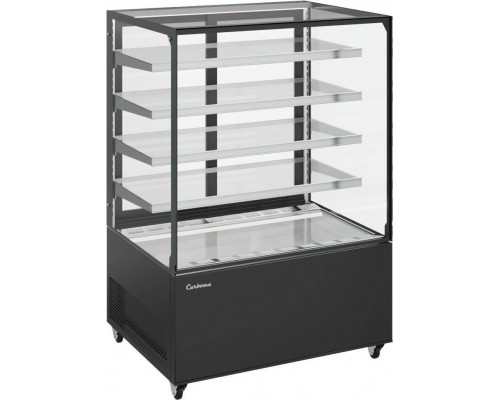 Витрина нейтральная напольная Carboma KC71-150 N 0,9-1 (9005)