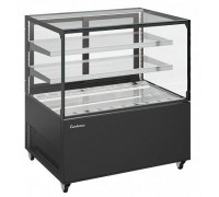 Витрина нейтральная напольная Carboma KC78-110 N 1,2-1 (9005)