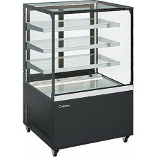 Витрина нейтральная напольная Carboma KC84-130 N 1,5-1 (9005)