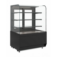 Витрина нейтральная напольная Carboma KR70 N 0,9-1 Light (9005)