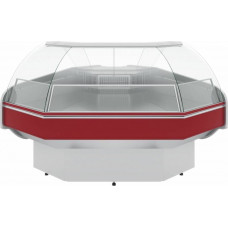 Витрина универсальная Carboma G120 VV-5 (внешний угол, динамика, цвет по схеме)