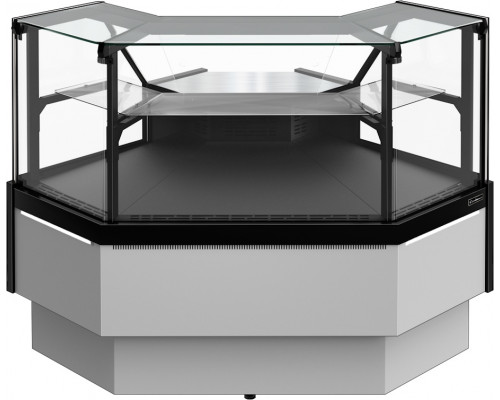 Витрина универсальная Carboma GC95 VV 5-1 версия 2.0 с боковинами, 9006-0430 внеш.угол