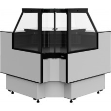 Витрина универсальная Carboma GC95 VV 6-1 версия 2.0 без боковин, 9006-0430, внутр.угол