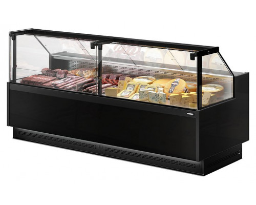 Витрина холодильная Galaxy 080 Plug-in 250 вентилируемая прессервы (цвет по схеме стандарт)