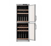 Винный шкаф Pozis ШВД-78 серебристый